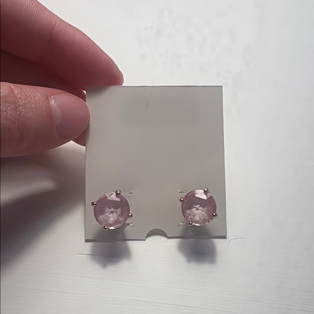 Kate Spade Pink Gumdrop Stud Earrings